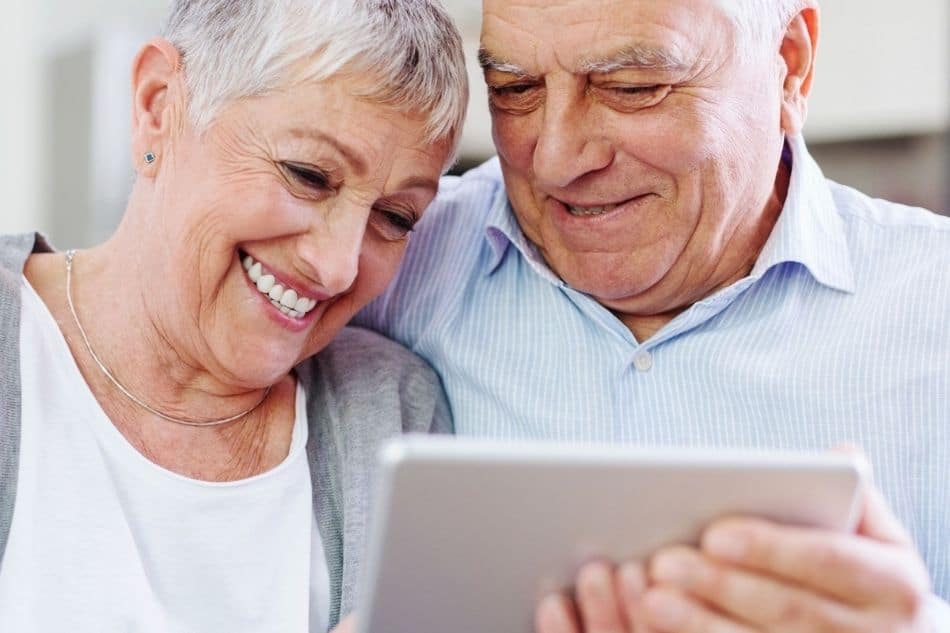 older people using technology